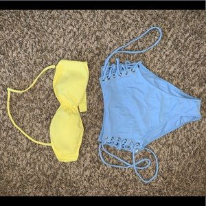 Forever 21 cheeky bikini set